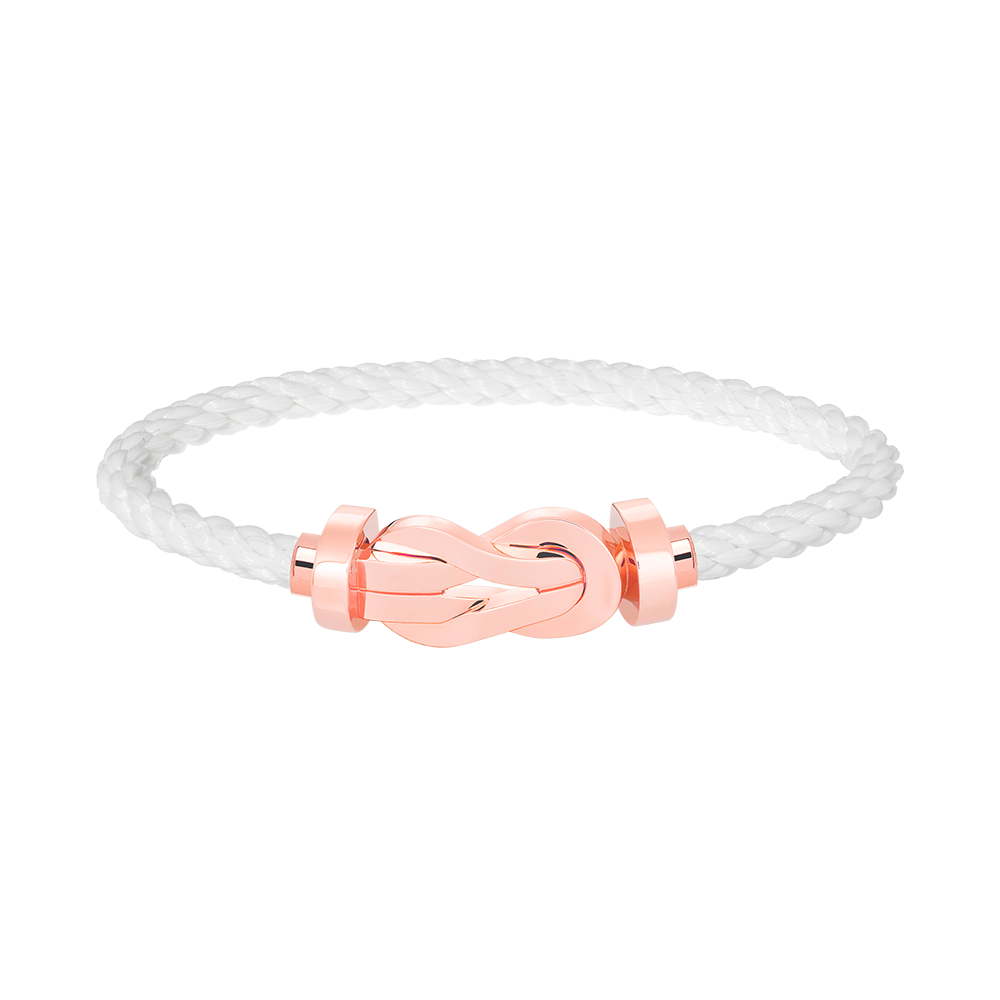 [Clover Jewels]CHANCE LARGE 8 FIGURE BUCKLE NO DIAMOND BRACELET ROSE GOLD