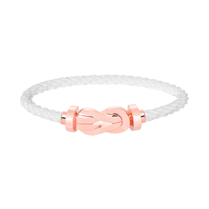 [Clover Jewels]CHANCE LARGE 8 FIGURE BUCKLE NO DIAMOND BRACELET ROSE GOLD