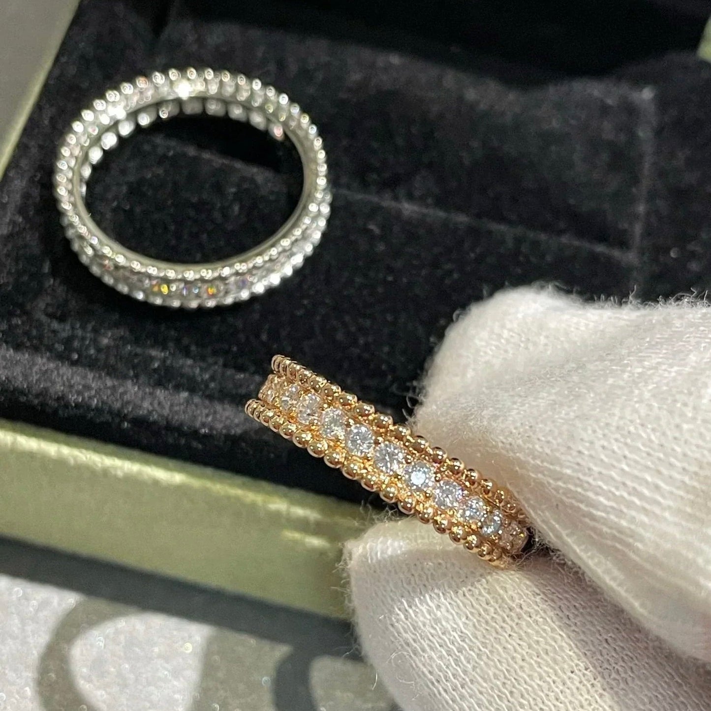 [Clover Jewels]PERLEE DIAMOND ROSE GOLD RING