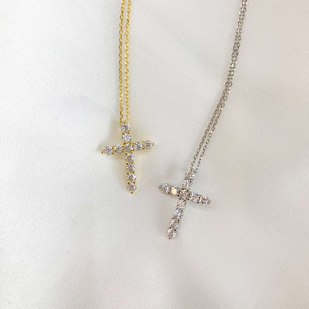 [Clover Jewels]Unique Cross Shape Necklace