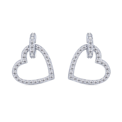 [Clover Jewels]Dainty Heart Shape Earrings