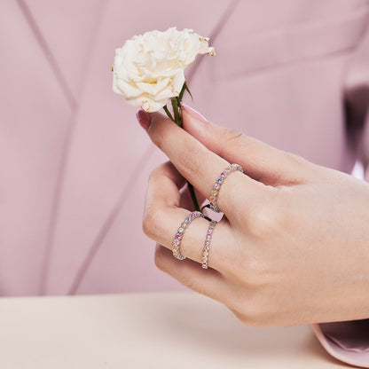 [Clover Jewels]Elegant Energetic Round Cut Daily Ring