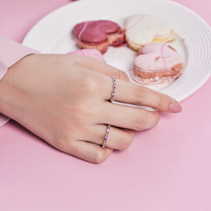 [Clover Jewels]Elegant Energetic Round Cut Daily Ring