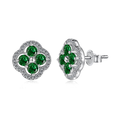 [Clover Jewels]Four-Leaf Clover Exquisite Earrings