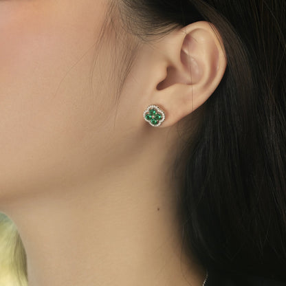 [Clover Jewels]Four-Leaf Clover Exquisite Earrings