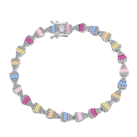 [Jesse Jewelry]Radiant Water Drop Shape Daily Bracelet