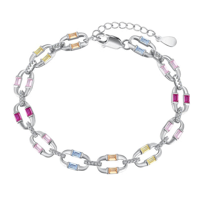 [Clover Jewels]Dazzling Colorful Daily Bracelet