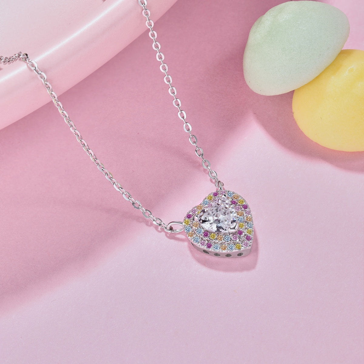 [Clover Jewels]Exquisite Heart Shape Necklace