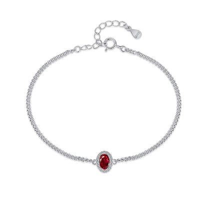 [Clover Jewels]Exquisite Oval Shape Bracelet