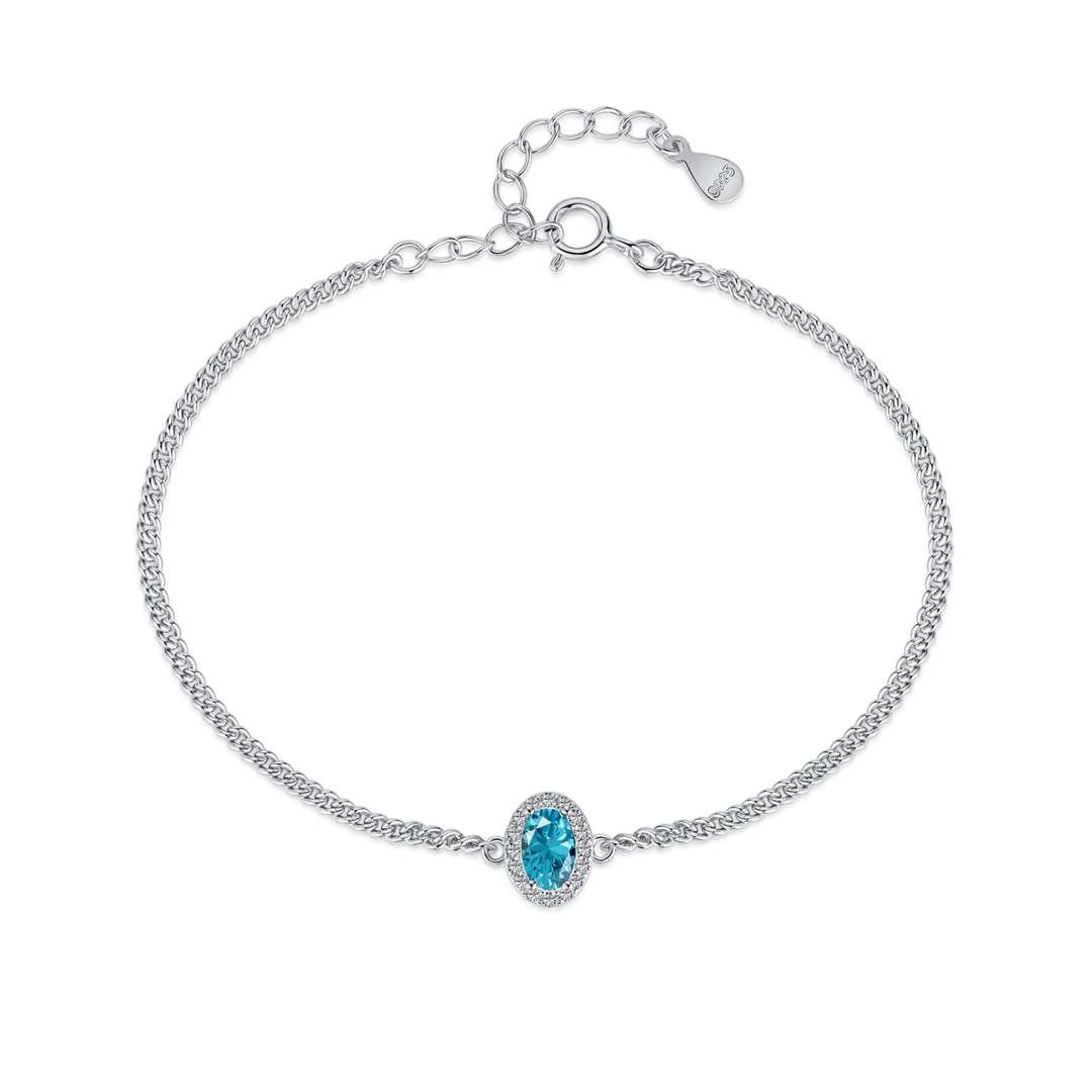 [Clover Jewels]Exquisite Oval Shape Bracelet