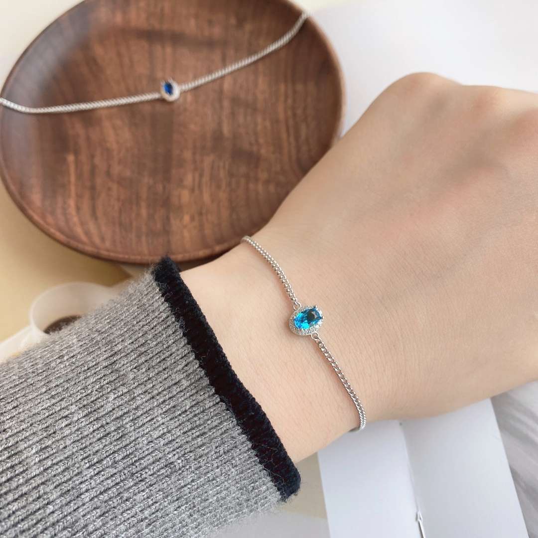 [Clover Jewels]Exquisite Oval Shape Bracelet