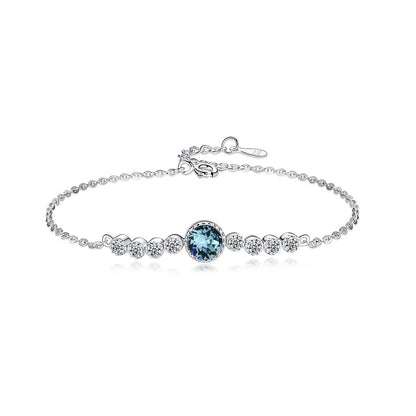 [Clover Jewels]Luxurious Heart Of The Ocean Bracelet