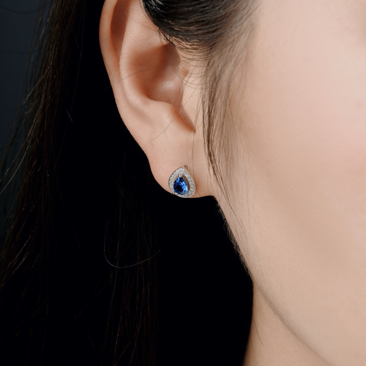 [Clover Jewels]Luxurious Water Drop Shape Earrings