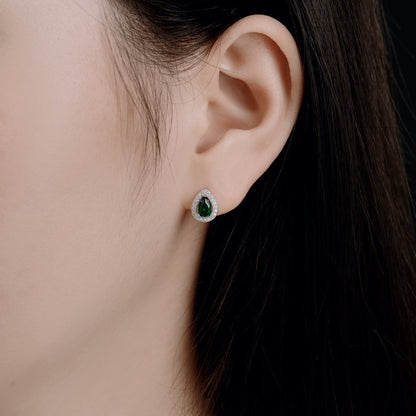 [Clover Jewels]Luxurious Water Drop Shape Earrings