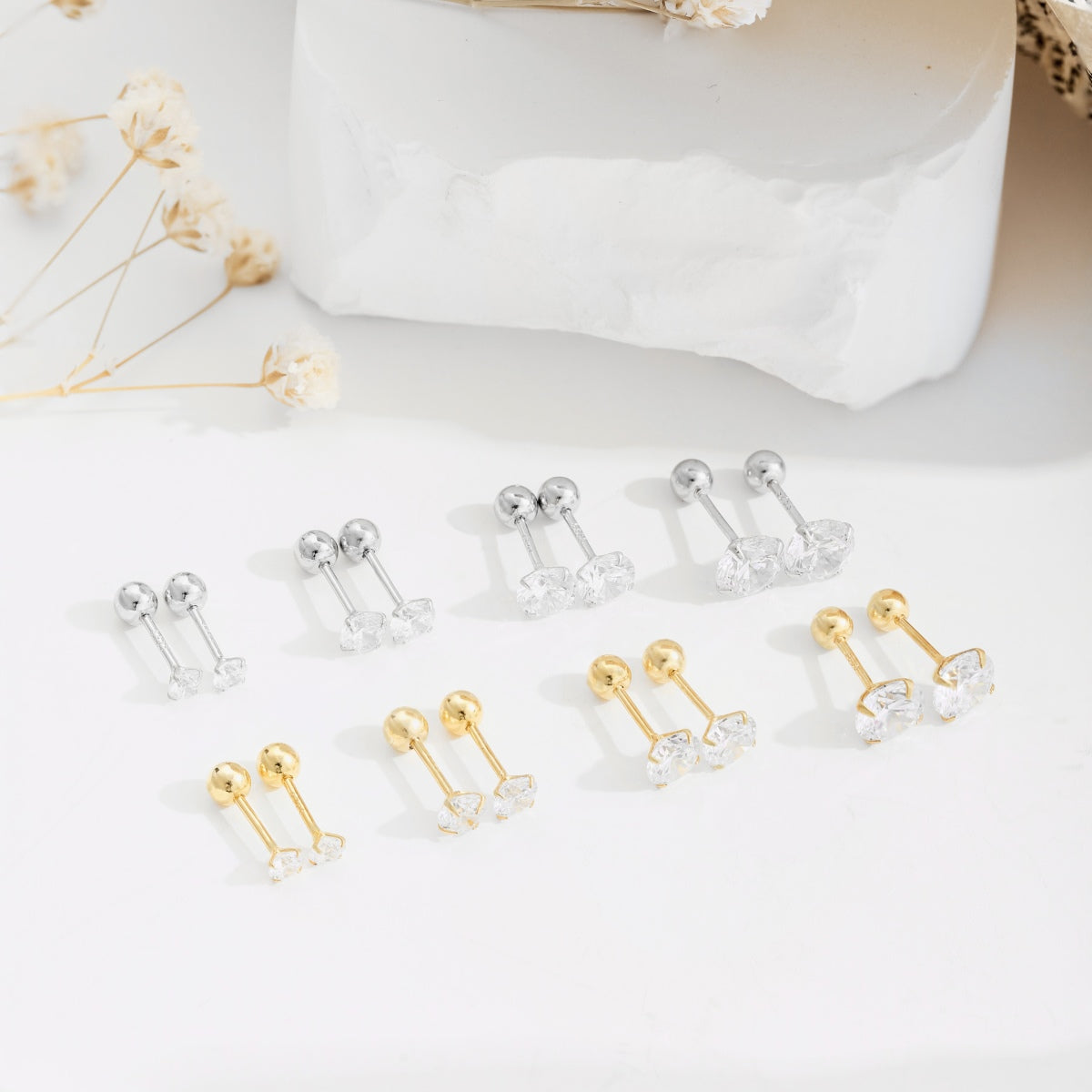 [Clover Jewels]Unique U-Shaped Ear Bone Earrings