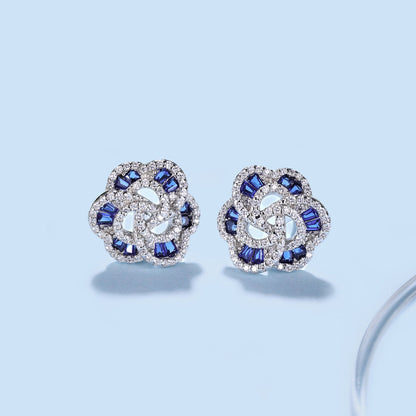 [Clover Jewels]Exquisite Flower Shape Daily Earrings