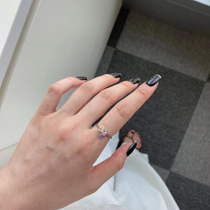 [Clover Jewels]Radiant Colorful Multi Cut Daily Ring