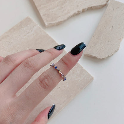 [Clover Jewels]Unique Trapezoid Cut Daily Ring