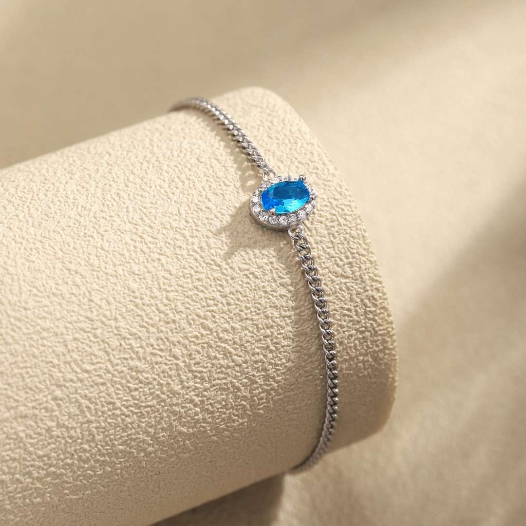 [Clover Jewels]Exquisite Oval Shape Bracelet