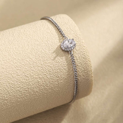 [Clover Jewels]Exquisite Oval Shape Bracelet