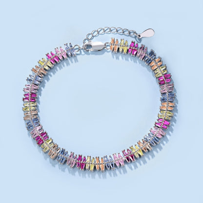 [Clover Jewels]Sparkling Exquisite Multi Cut Party Bracelet