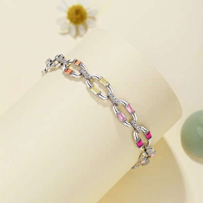 [Clover Jewels]Dazzling Colorful Daily Bracelet