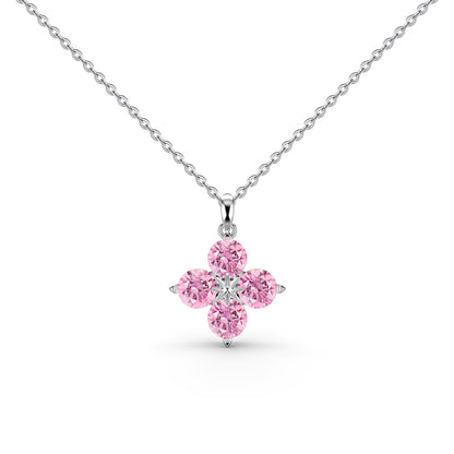 [Clover Jewels]Four-Leaf Clover And Eight-Pointed Star Necklace