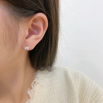 [Clover Jewels]Unique Round Shape Earrings