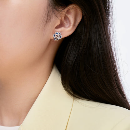 [Clover Jewels]Exquisite Flower Shape Daily Earrings