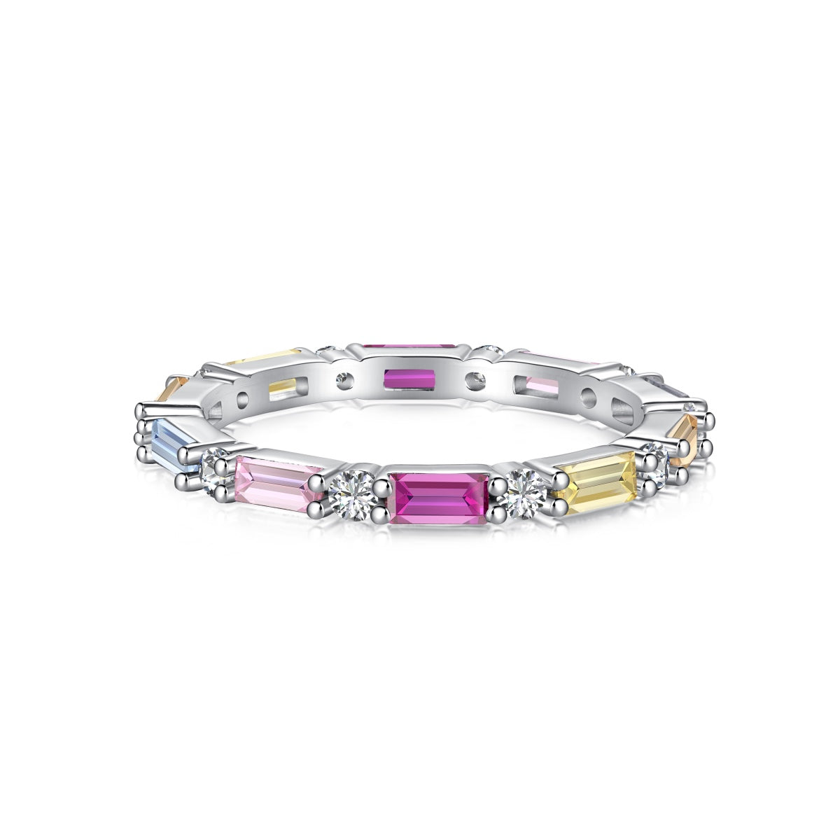 [Clover Jewels]Lively In Shades Elegant Radiant Cut Daily Ring