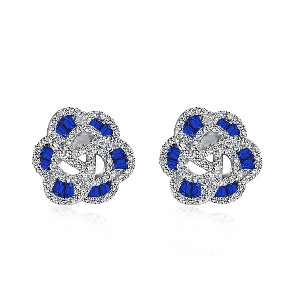 [Clover Jewels]Exquisite Flower Shape Daily Earrings