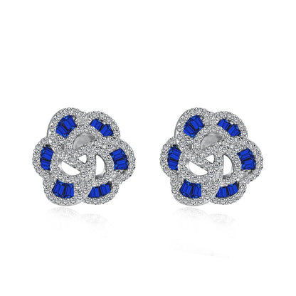 [Clover Jewels]Exquisite Flower Shape Daily Earrings