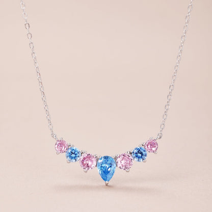 [Clover Jewels]Dainty Colorful Heart Necklace