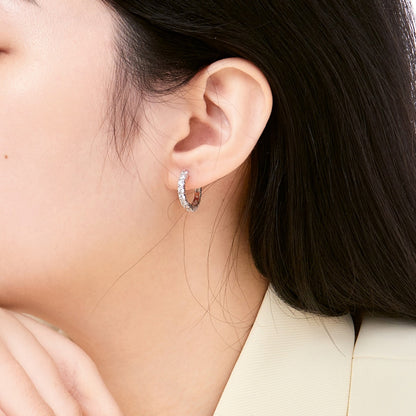 [Clover Jewels]Radiant Colorful Round Cut Earrings