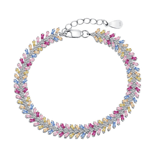 [Jesse Jewelry]Dainty Radiant Emerald Cut Daily Bracelet