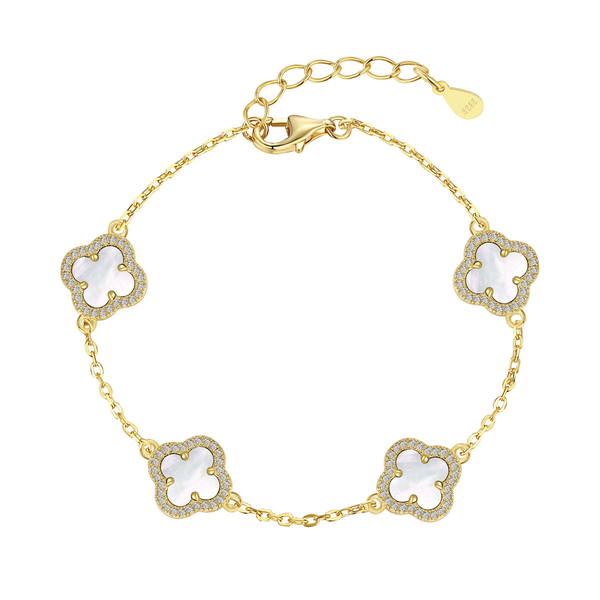 [Clover Jewels]Four-Leaf Clover Exquisite Bracelet