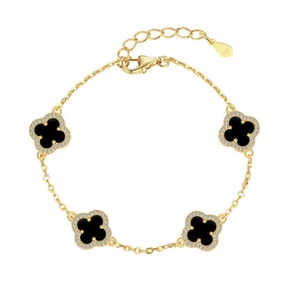 [Clover Jewels]Four-Leaf Clover Exquisite Bracelet