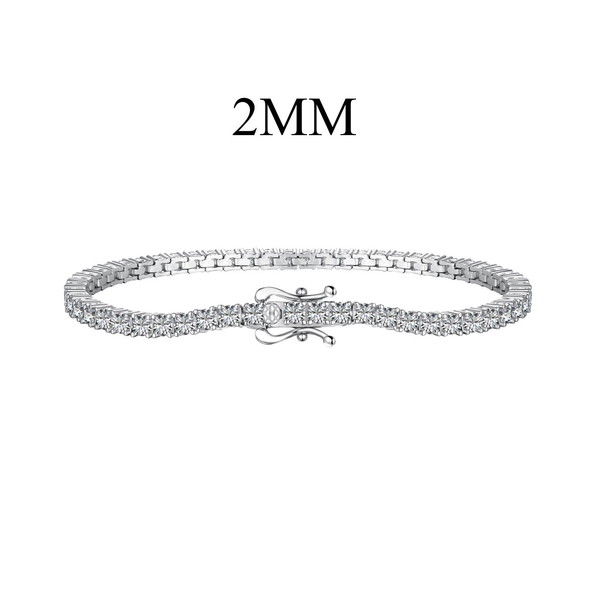 [Clover Jewels]Dazzling Exquisite Round Cut Daily Bracelet