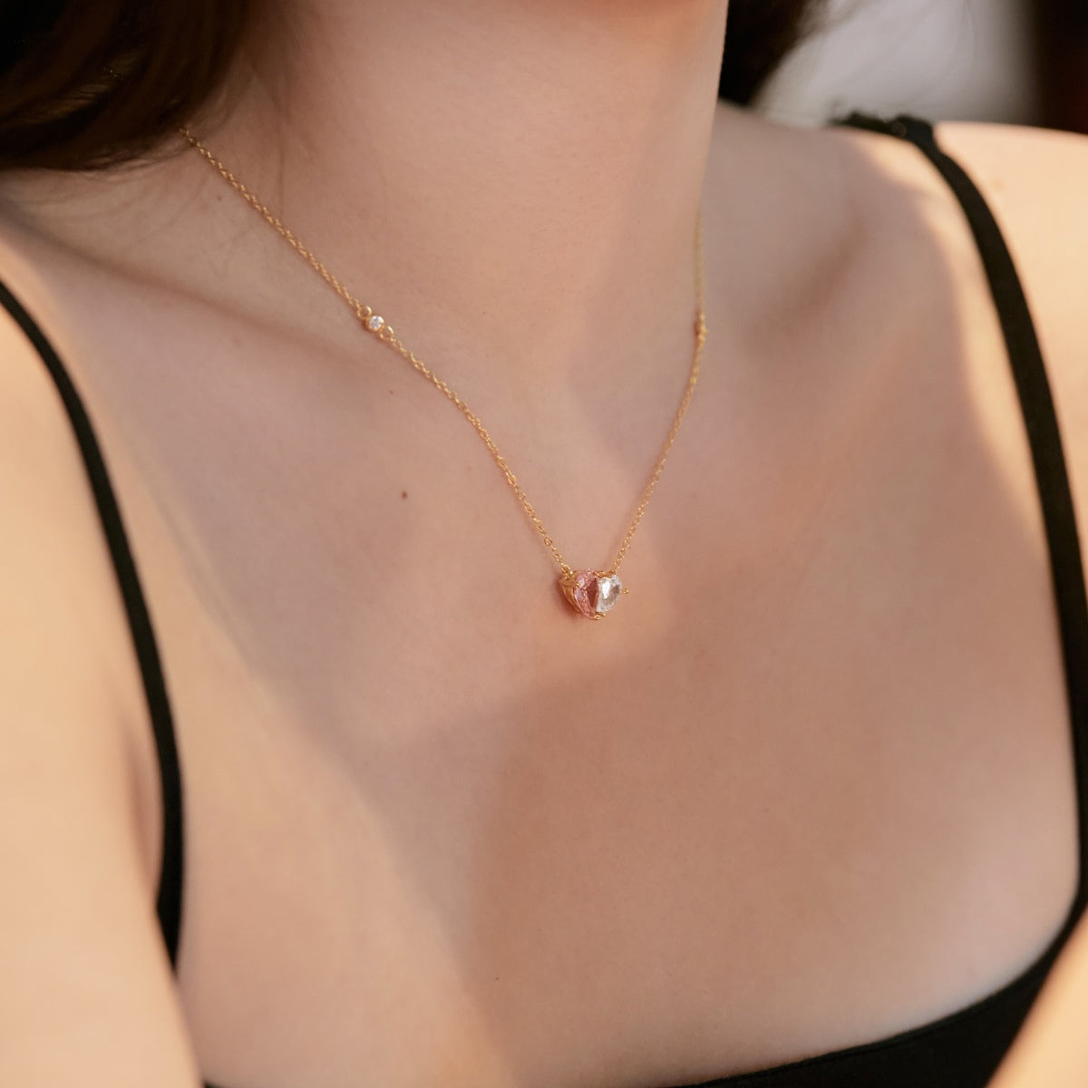 [Clover Jewels]Unique Heart Shape Necklace