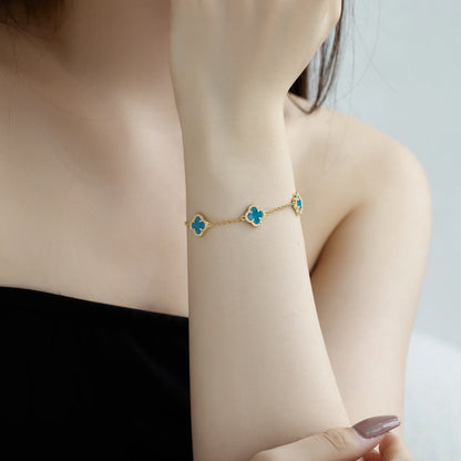 [Clover Jewels]Four-Leaf Clover Exquisite Bracelet