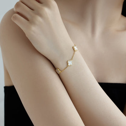 [Clover Jewels]Four-Leaf Clover Exquisite Bracelet