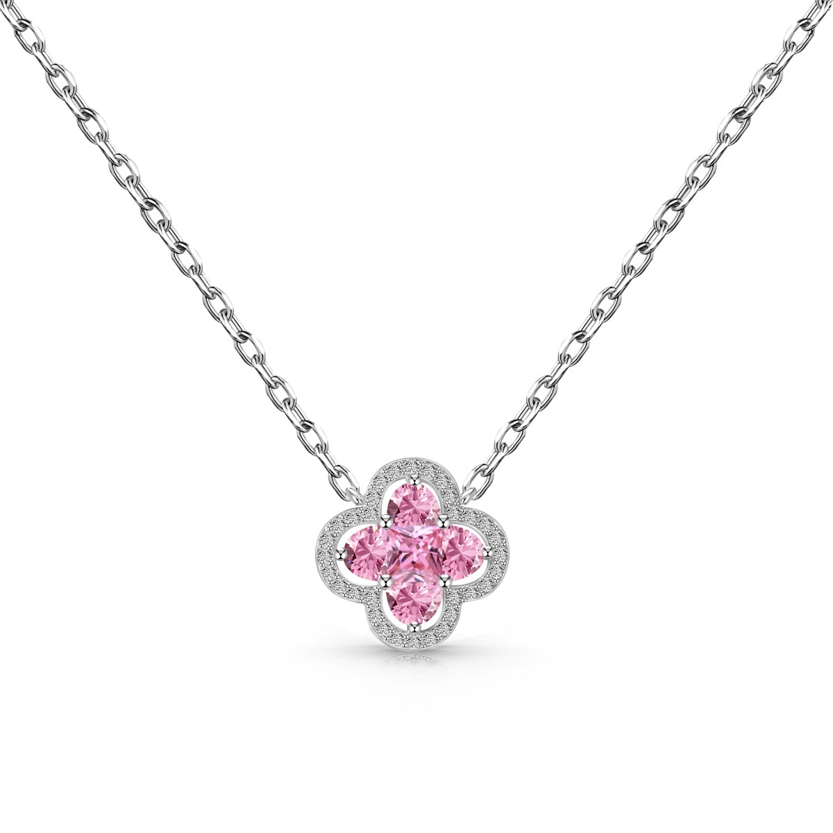 [Clover Jewels]Spliced Lucky Four-Leaf Clover Versatile Necklace