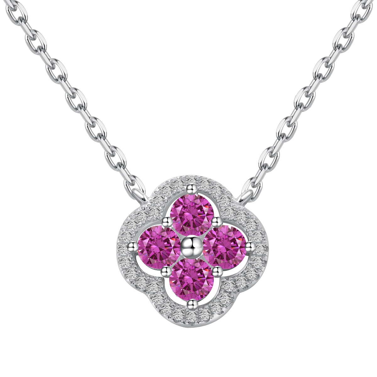 [Clover Jewels]Exquisite Necklace With Four-Leaf Clover Flower Design