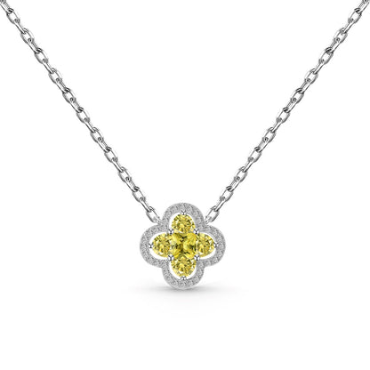 [Clover Jewels]Spliced Lucky Four-Leaf Clover Versatile Necklace