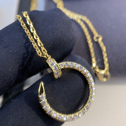 [Clover Jewels]JUSTE NECKLACE GOLD DIAMONDS