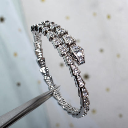 [Clover Jewels]SERPENTI BRACELET 6MM SILVER DIAMOND