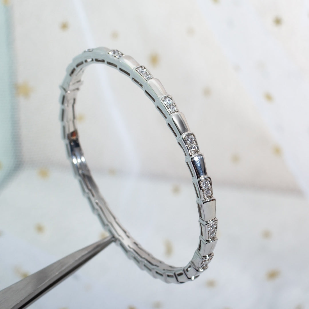 [Clover Jewels]SERPENTI BRACELET SILVER DIAMOND