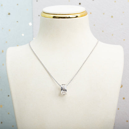 [Clover Jewels]PARENTESI NECKLACE SILVER