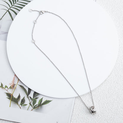 [Clover Jewels]PARENTESI NECKLACE SILVER