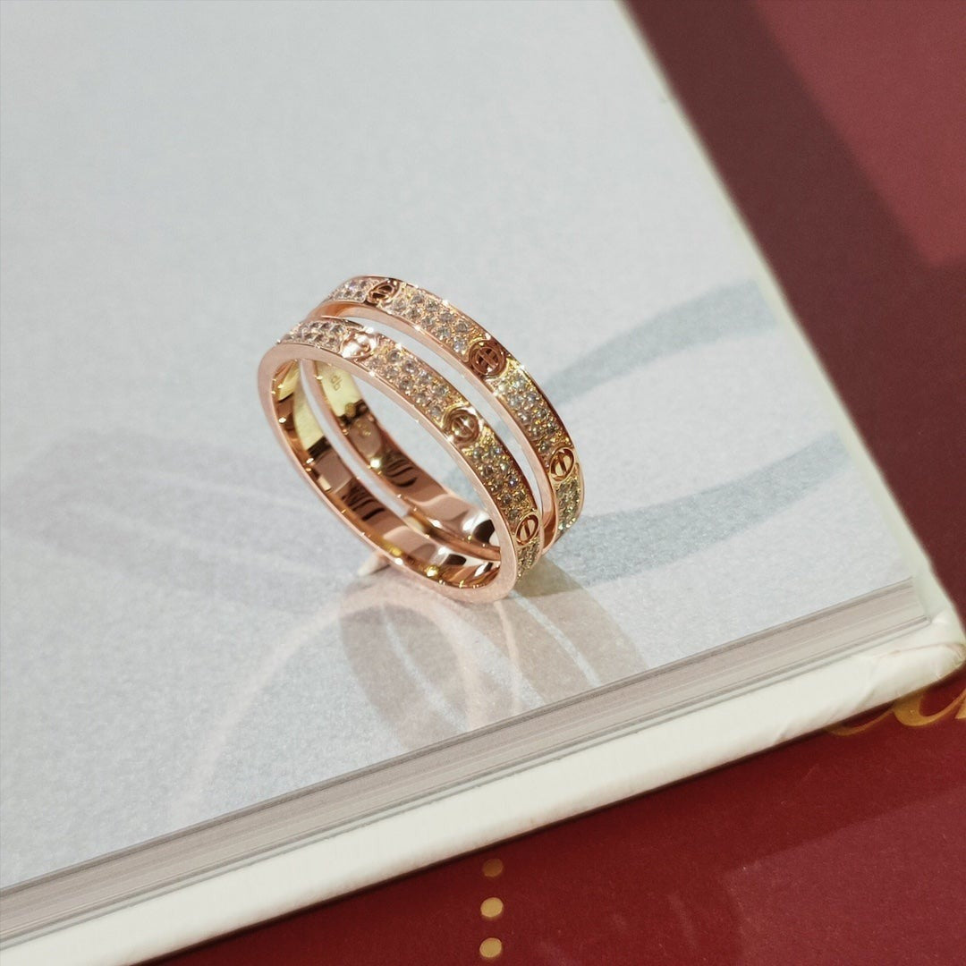 [Clover Jewels]LOVE RING 2.65MM DIAMOND